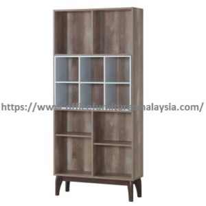 New Beautiful Design Wood Shelf Display Cabinet Hall Office Malaysia Setia Alam Bandar Saujana Putra Kuala Lumpur