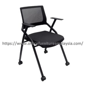 New Conference Mobile Training Mesh Chair Castor mobile mesh chair online shop malaysia1