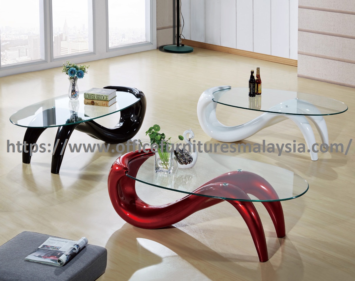 4 ft New Creative Design Top Tempered  Glass  Coffee Table 