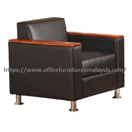 New Design Office Single Sofa Arm Leather Chair Malaysia Kota Kemuning Klang Valley