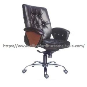 Medium Back Leather Office Meeting Room Chair Malaysia Kuala Lumpur Klang Valley Selangor