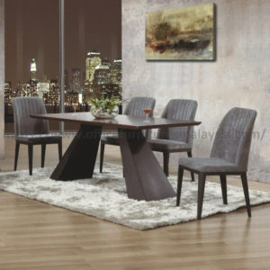 New Modern Design Office Pantry Dining Table Set 4 Fabric Chairs Malaysia Klang Valley Bukit Tinggi Hang Tuah
