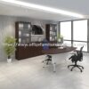 6 ft Curved L Shaped Corner Office Desk Cabinet Set Perak Melaka Serdang