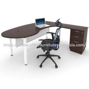 6 ft L Shaped Executive Desk Fixed 3 Drawer Sabak Bernam Batang Kali Melaka