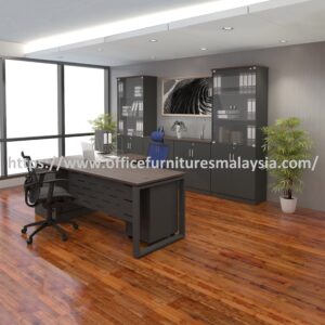 7 ft Modern Executive Director Table SET Bentong Manjung Perak
