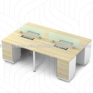 4 ft Modern Modular Office Desk System 4 Table malaysia kuala lumpur shah alam petaling jaya