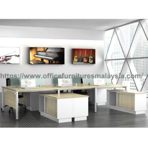 4 ft Office Workstation Storage 6 Table Malaysia shah alam kuala lumpur petaling jaya