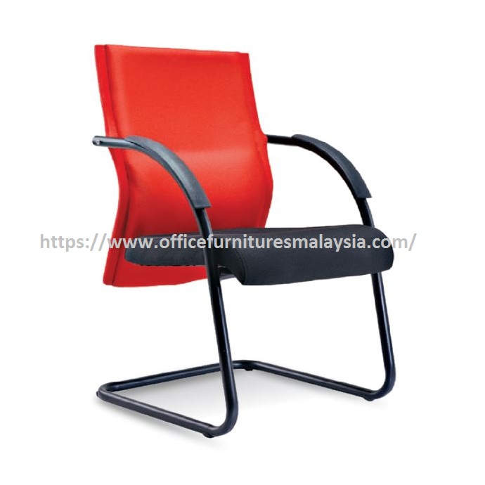 Charming Red Fix Visitor Office Chair - Nice Meeting Chair Design