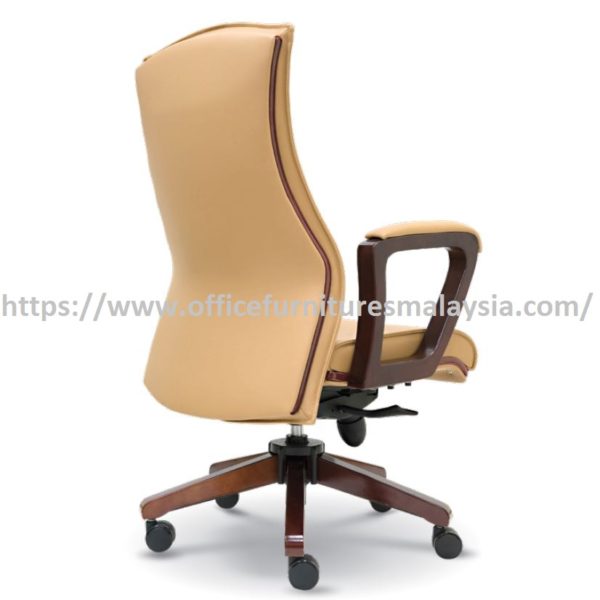 Office Executive Wooden Arms Base Chair Kerusi pejabat puchong kajang ampang