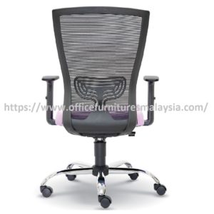 Brilliant Comfort Mediumback Chrome Mesh Office Chair cheras puchong setia alam kota kemuning