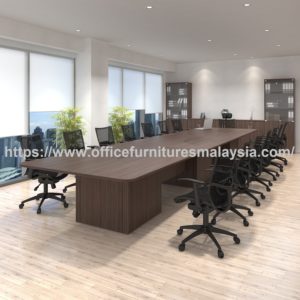 20 ft 20 Seater Large Office Conference Meeting Desk OFMT20 meja mesyuarat terpakai online shop malaysia Kuala Lumpur Bangi Kajang