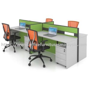 4 ft Meticulous Rectangular Workstation 4 Seater OFFXD2412 Petaling Jaya Bangi Bandar mahkota Cherasq