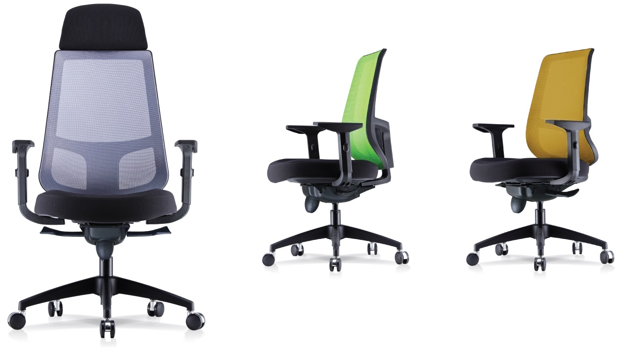 Reassure Mesh Mediumback Office Chair Type A-Kerusi Pejabat Elegan
