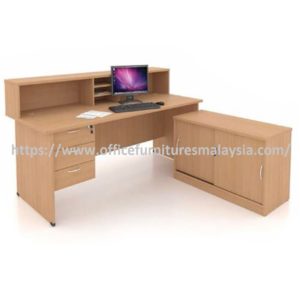 4 ft Casual Rectangular Reception Counter OFFXD1217-FO Kuala Lumpur Shah Alam Petaling Jaya Malaysia