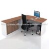 6 ft D Shape Manager Table with Side Cabinet OFFXB1890 Ampang Batu Caves Damansara