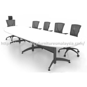 10 ft Equitable Design Modern Oval Conference Table with Steel Leg OFFXOT3012 Petaling Jaya Bukit Raja I City