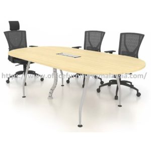 6 ft Eminent Design Oval Office Conference Table with Steel Leg OFMFOA1890NC Cyberjaya Beranang Sepang Nilai1