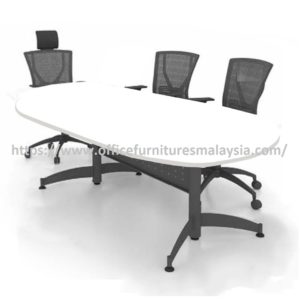 6 ft Equitable Design Modern Oval Conference Table with Steel Leg OFFXOT1890 Batang Kali Beranang Kuala Lumpur