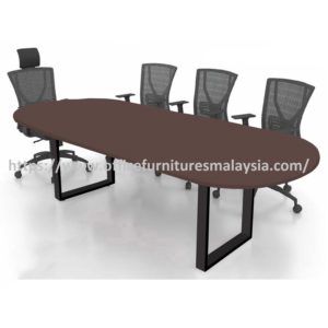 6 ft Judicious Oval Conference Table Meeting with Black Square Leg OFFXOS1890 Sungai Buloh Bukit Jelutong Hulu Kelang