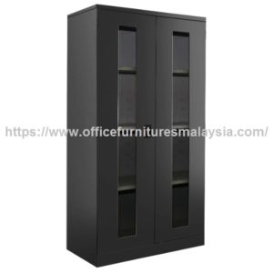 Black Steel Full Height Cupboard with Glass Swing Door Malaysia Kuala Lumpur Selangor