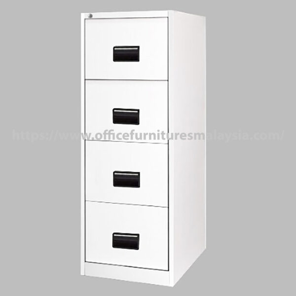 White Filing Steel Cabinet with 4 Drawer Subang Jaya Kuala Lumpur Bentong White Filing Steel Cabinet with 4 Drawer OFS106ABW 2024