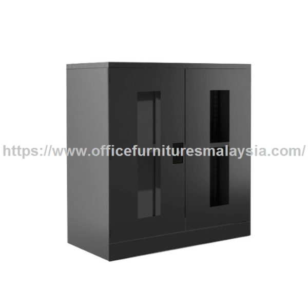 White Steel Full Half Cupboard with Glass Swing Door Malaysia Kuala Lumpur Selangor111
