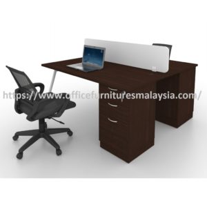 Modern Office Partition 2 Seater Workstation Table Set Kuala Lumpur Selangor Shah Alam1