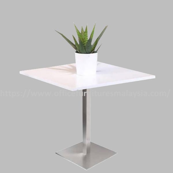 2 ft Low Square Table with Square Stainless Steel Leg Shah Alam Bangsar Cheras Sungai Buloh A
