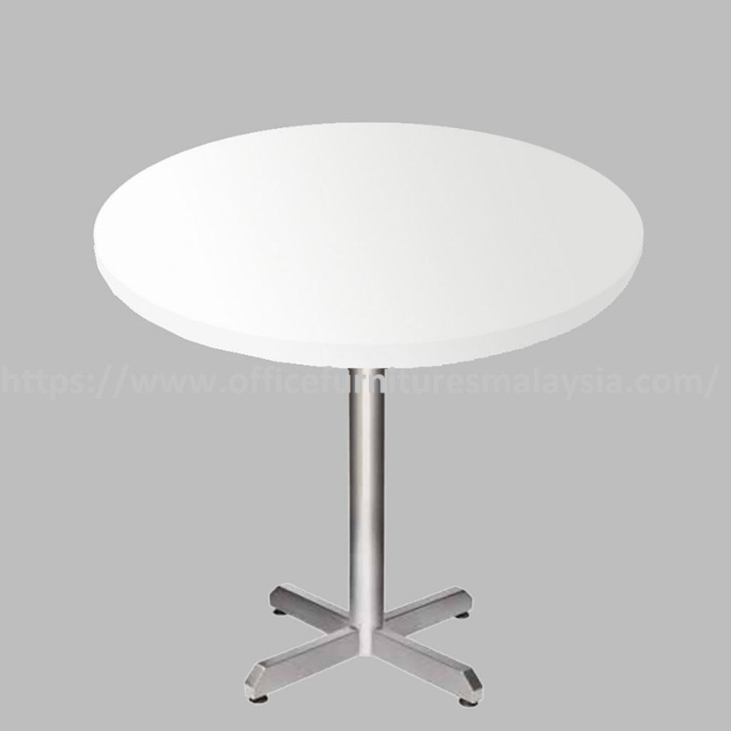 2.5ft Low Round Chipboard Table Top with X Shape Stainless Steel Leg Shah Alam Bangsar Cheras Sungai Buloh 2.5ft Low Round Chipboard Table Top with X-Shape Stainless Steel Leg OFSM141C7575LR 2024