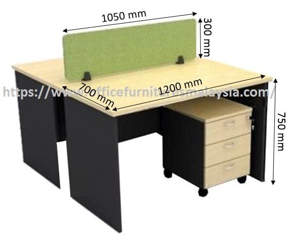 4 ft Budget 2 seater Workstation Kuala Lumpur Selangor Shah Alamsize