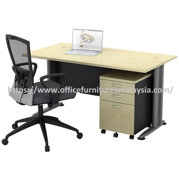 4 ft Genial Superior Rectangular Office Table with Mobile Pedestal OFT128SET Kuala Lumpur Serdang Melaka