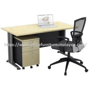 4 ft Genial Superior Rectangular Office Table with Mobile Pedestal OFT128SET Kuala Lumpur Serdang Pahang