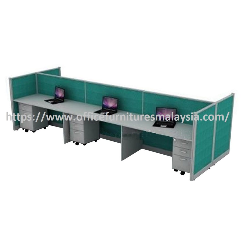 4 ft New 6 seater Workstation with Partition Kuala Lumpur Selangor Shah Alam Balakong 4 ft New 6 seater Workstation with Partition OFIM22064-6 2024