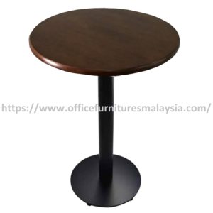 2 ft High Rubber-Wood Round Table Mild Steel Leg Subang Jaya Sungai Buloh Kuala Lumpur