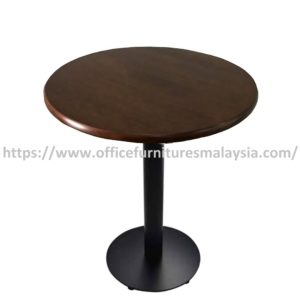 2 ft Low Rubber-Wood Round Table Mild Steel Leg Subang Jaya Sungai Buloh Kuala Lumpur