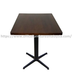 2 ft Low Rubber-Wood Square Table Mild Steel Leg Type C Setia Alam Petaling Jaya Selangor Ampang