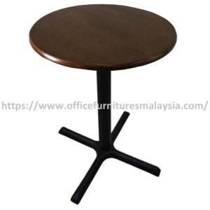 2 ft New High Rubber-Wood Round Table with Mild Steel Leg Leg Subang Jaya Sungai Buloh Kuala Lumpur