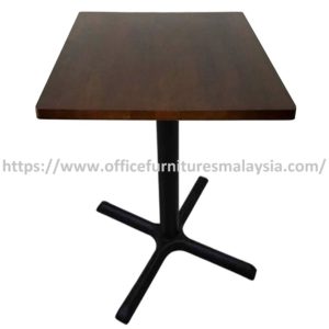 2 ft New High Rubber-Wood Square Table Mild Steel Leg Setia Alam Petaling Jaya Selangor Ampang New