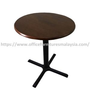 2 ft New Low Rubber-Wood Round Table with Mild Steel Leg Leg Subang Jaya Sungai Buloh Kuala Lumpur