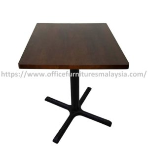 2 ft New Low Rubber-Wood Square Table Mild Steel Leg Setia Alam Petaling Jaya Selangor Ampang New