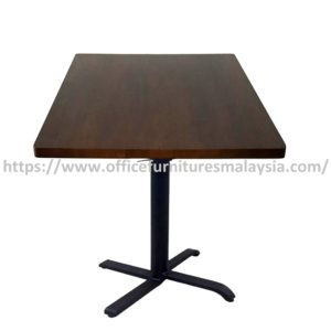 2.5ft Foldable Low Rubber-Wood Square Table Mild Steel Leg Subang Jaya Sungai Buloh Kuala Lumpur