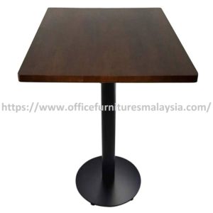 2 ft High Rubber-Wood Square Table Mild Steel Leg Setia Alam Petaling Jaya Selangor Ampang