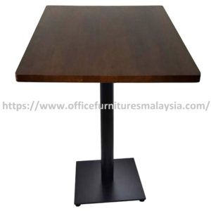 2.5ft High Rubber-Wood Square Table Mild Steel Leg Type B Setia Alam Petaling Jaya Selangor Ampang