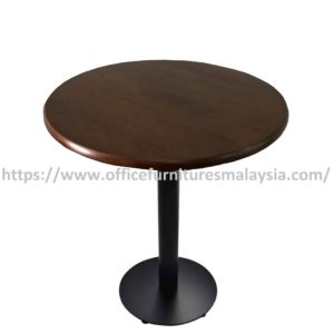 2 ft Low Rubber-Wood Round Table Mild Steel Leg Subang Jaya Sungai Buloh Kuala Lumpur