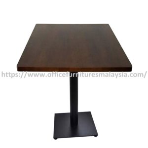 2.5ft Low Rubber-Wood Square Table Mild Steel Leg Type B Setia Alam Petaling Jaya Selangor Ampang