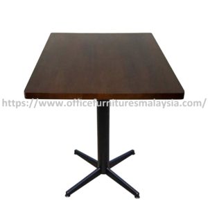2.5ft Low Rubber-Wood Square Table Mild Steel Leg Type C Setia Alam Petaling Jaya Selangor Ampang
