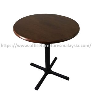 2.5ft New Low Rubber-Wood Round Table with Mild Steel Leg Leg Subang Jaya Sungai Buloh Kuala Lumpur