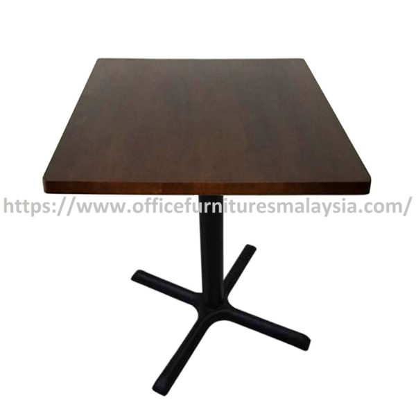 2.5ft New Low Rubber-Wood Square Table Mild Steel Leg Setia Alam Petaling Jaya Selangor Ampang New