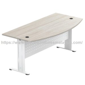 6 ft D-Shaped Writing Table J Leg Shah Alam Bangsar Cheras Sungai Buloh - Copy