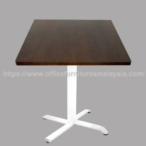 2 ft Foldable Low Square Table with White Steel Leg Kota Kemuning Malaysia Ampang Balakong